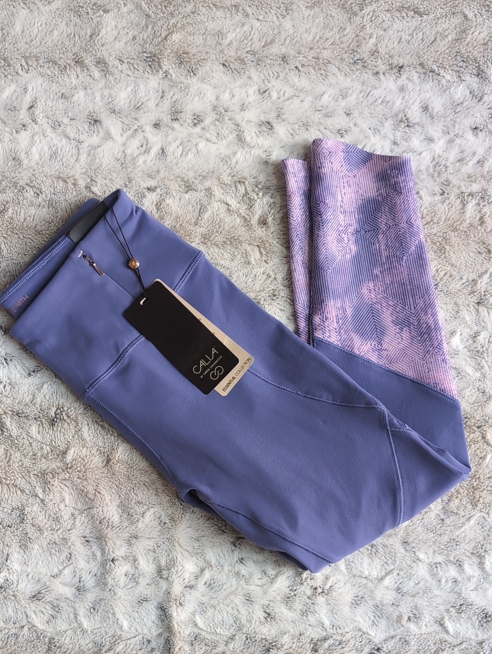 Calia Essential Corsican Blue Spliced 7/8 Leggings